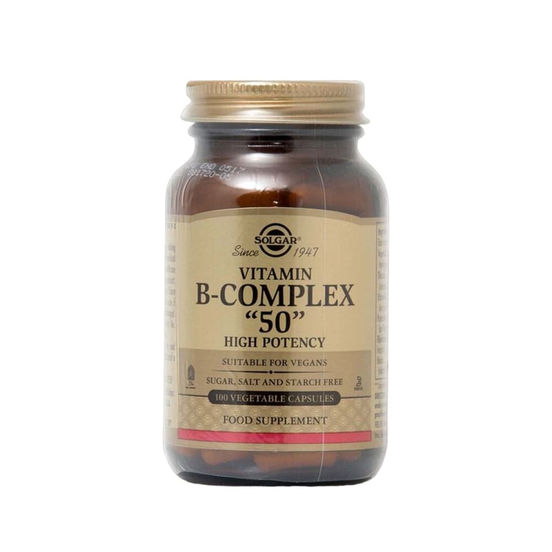 Solgar Vitamin B Complex 50 - 100 κάψουλες