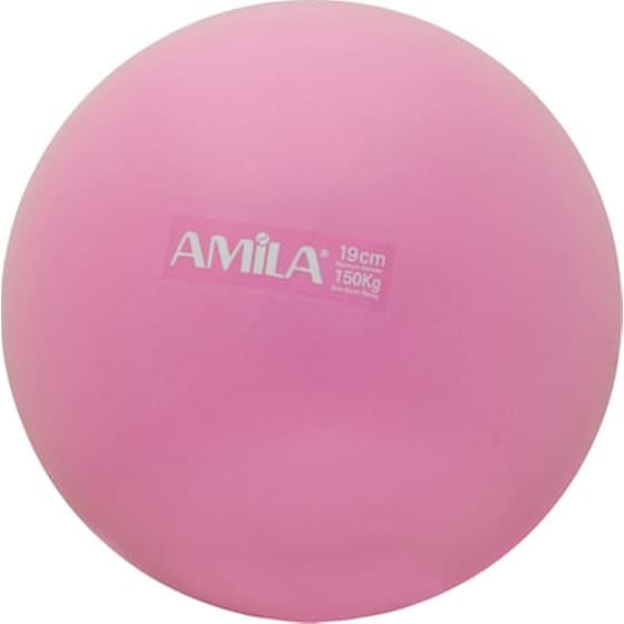 Μπάλα Γυμναστικής Amila Κατάλληλη για Pilates 0.15 kg 19 cm από PVC - Ροζ image 0