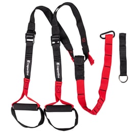 Ιμάντες Γυμναστικής Insportline Suspension Multitrainer Xs 20605 - Μαύρο/Κόκκινο
