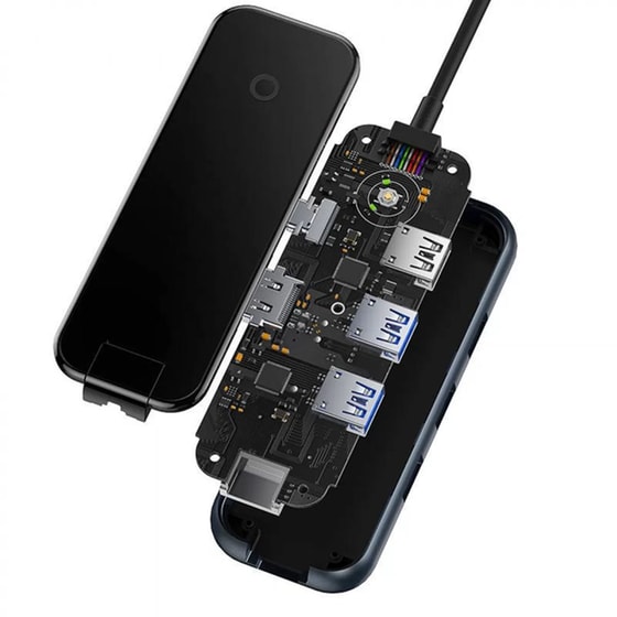 Baseus AcmeJoy USB Hub Adapter 6 σε 1 συμβατό με USB-C  (WKJZ010313) image 6