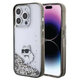 Θήκη Apple iPhone 15 Pro - Karl Lagerfeld Ikonik Liquid Case Choupette - Clear/ Silver