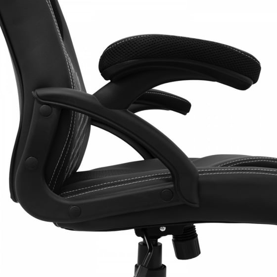 Gaming Καρέκλα White Shark Zolder από PVC - Μαύρη image 1