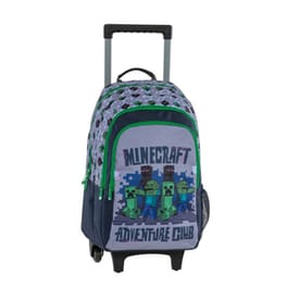 Τσάντα Τρόλεϋ Δημοτικού Graffiti Minecraft Grey
