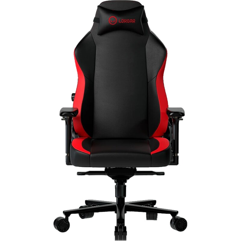 Gaming Καρέκλα Lorgar Embrace 533 από Συνθετικό Δέρμα - Μαύρη/Κόκκινη