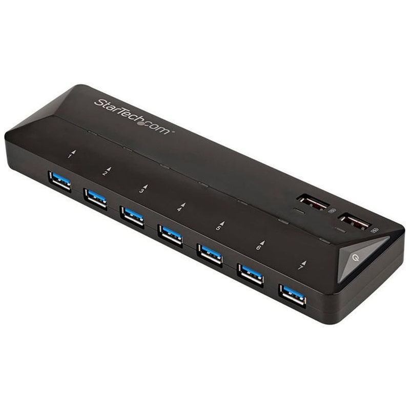 USB Hub Startech VL812 USB-A με 7 θύρες - Μαύρο