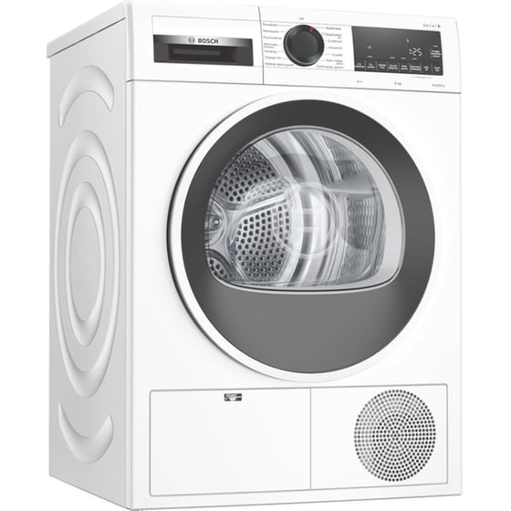 BOSCH WQG23108GR 8 kg με Αντλία Θερμότητας Λευκό Στεγνωτήριο Ρούχων image 0