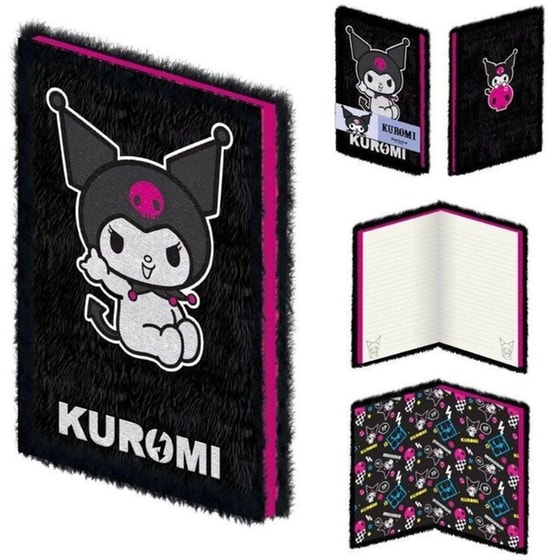 Τετράδιο με Ραφή Blue Sky Studios Plush Rock Out Kuromi image 1
