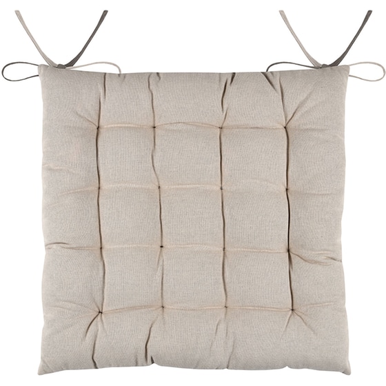 Μαξιλάρι Καρέκλας Spitishop 2 Όψεων από Βαμβάκι 40x40 cm - Γκρι image 1