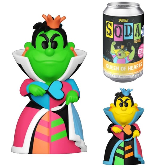 Funko Vinyl Soda Disney: Alice In Wonderland - Queen Of Hearts (black Light) Φιγούρα (le5000) image 1
