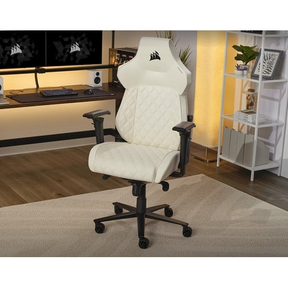 Καρέκλα Gaming Corsair TC500 Luxe Frost από Ύφασμα - Λευκό image 6