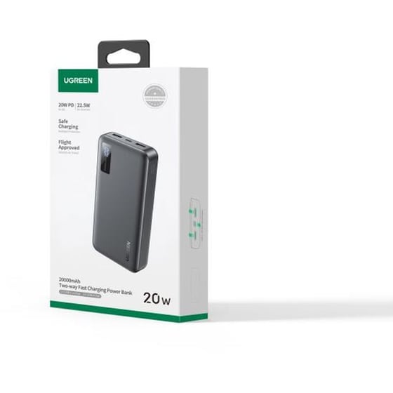 Powerbank Ugreen PB312 20.000mAh 20W - Μαύρο (25683) image 1