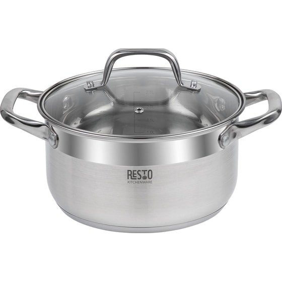 Κατσαρολάκι Ρηχό RESTO Casserole-92003 από Ανοξείδωτο Ατσάλι 20 cm 3.6 L Inox image 0