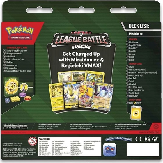 Pokémon TCG: Miraidon ex League Battle Deck image 8