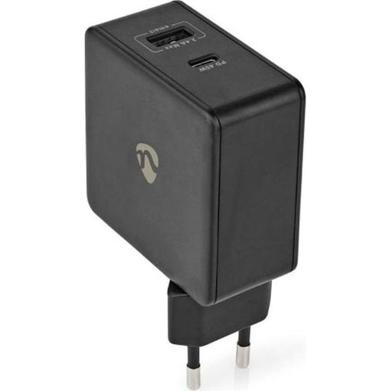 Φορτιστής Nedis Χωρίς Καλώδιο USB-A και USB-C 45W Power Delivery – Μαύρο