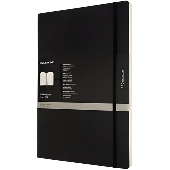 Σημειωματάριο Moleskine Pro Notebook Μαύρο (1 Τεμάχιο) image 0