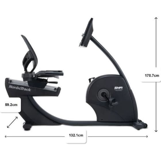 Καθιστό Ποδήλατο Γυμναστικής NORDICTRACK GX-LE 04-470-060  Μαγνητικό με Ροδάκια Μαύρο image 7