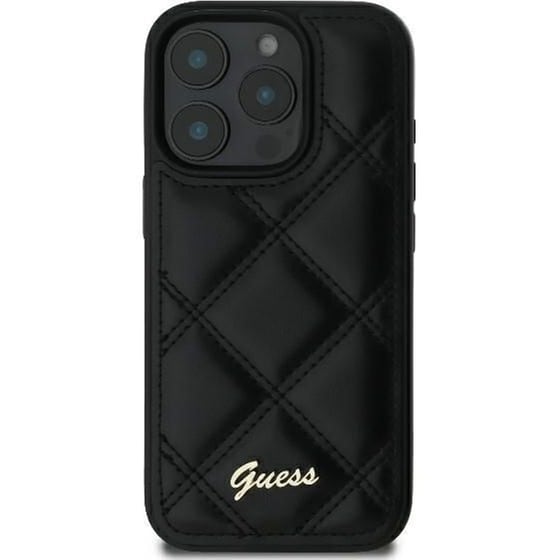 Θήκη Apple iphone 16 Pro - Guess Quilted Metal - Μαύρο image 2