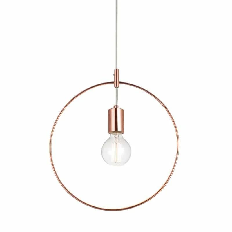 Φωτιστικό Οροφής Μονόφωτο Aca Twiggy V35181cp Μεταλλικό - Χάλκινο ACA DECOR