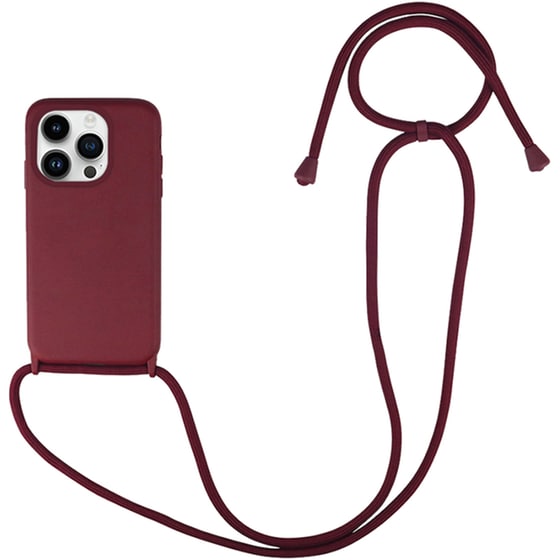 Θήκη Apple iPhone 14 Pro - My Colors CarryHang Strap - Μπορντώ image 0