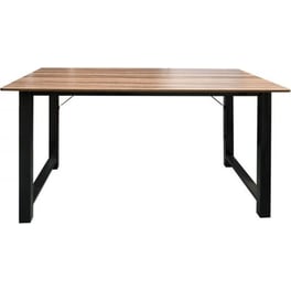 Γραφείο 24Mall 100x60x73cm Μαύρο Καρυδί C531755