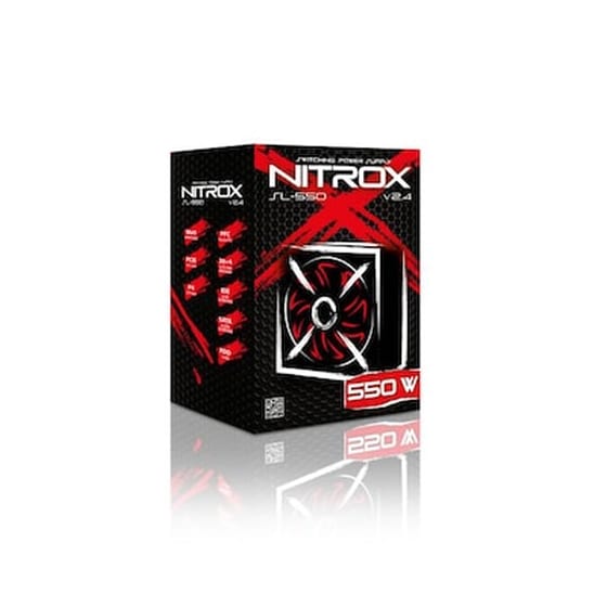 Τροφοδοτικό Υπολογιστή Nitrox SL-550W V2.4 - Μαύρο image 1