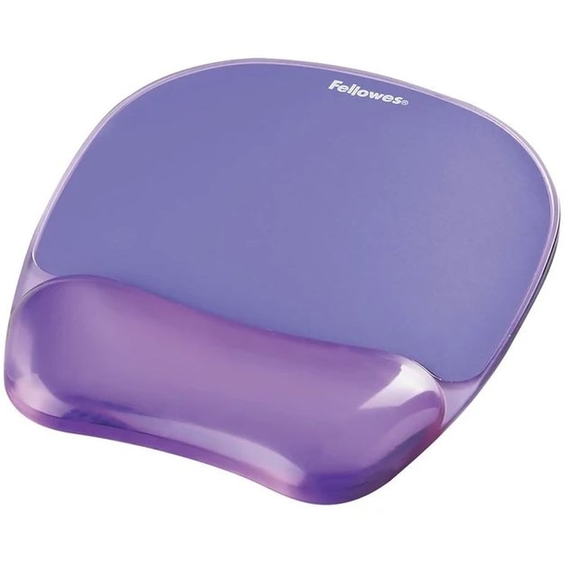 Fellowes - Crystal Wrist Rest Gel - Mouse Pad - Medium - Μωβ