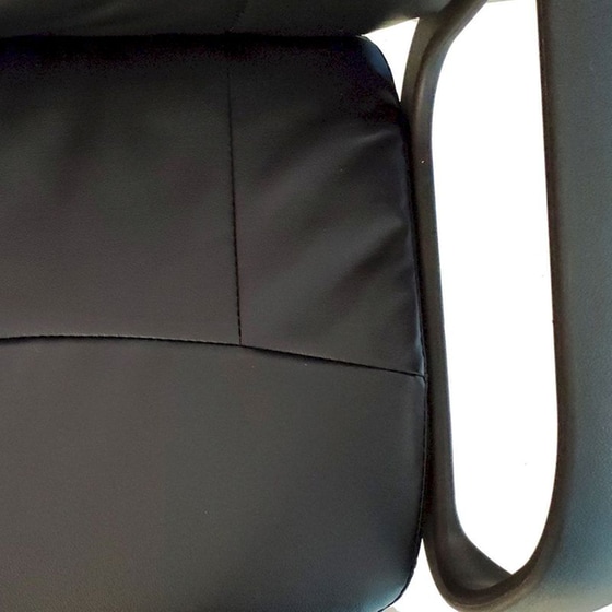 Καρέκλα Γραφείου ArteLibre Aba από Τεχνητό Δέρμα - Μαύρη image 5