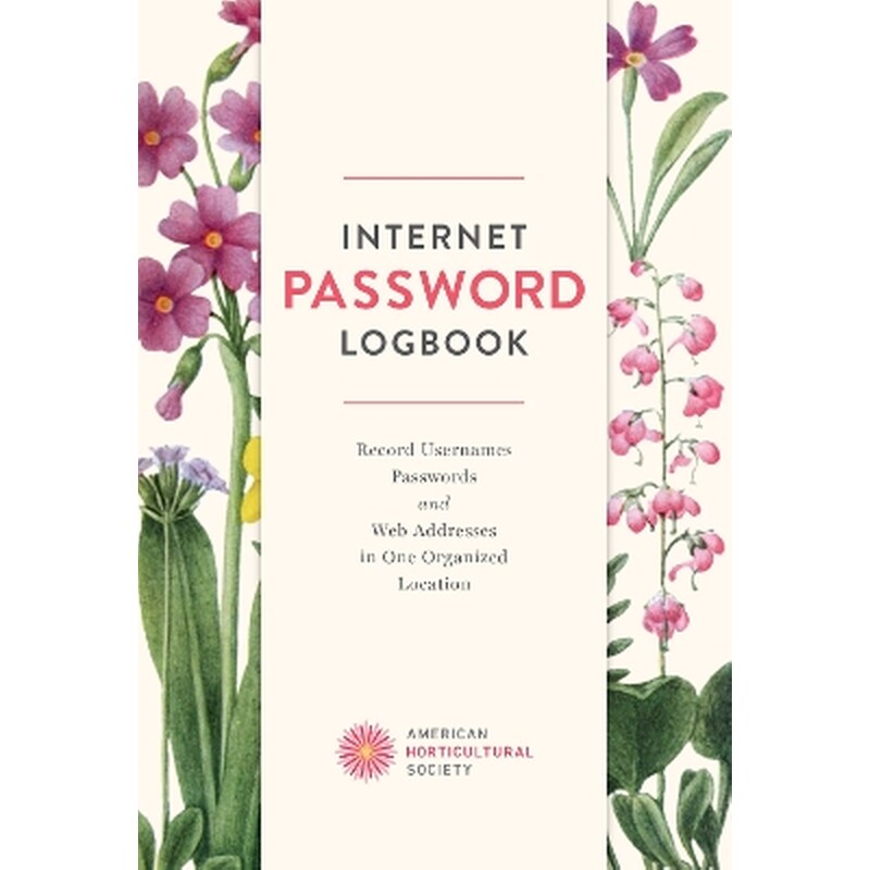 Internet Password Logbook