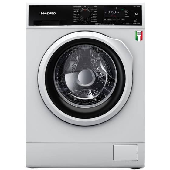 SANGIORGIO F1012CA9 10 kg 1.200 Στροφές Λευκό Πλυντήριο Ρούχων image 0