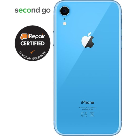 Μεταχειρισμένο Apple iPhone XR 128GB Blue second go Certified by iRepair image 3
