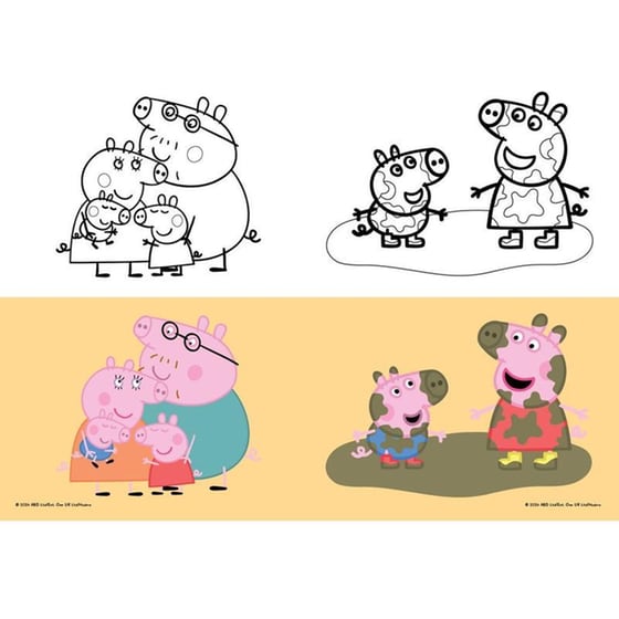 Τετράδιο Καρφίτσα Διακάκης Peppa Pig 17x25cm (1 Τεμάχιο) image 3