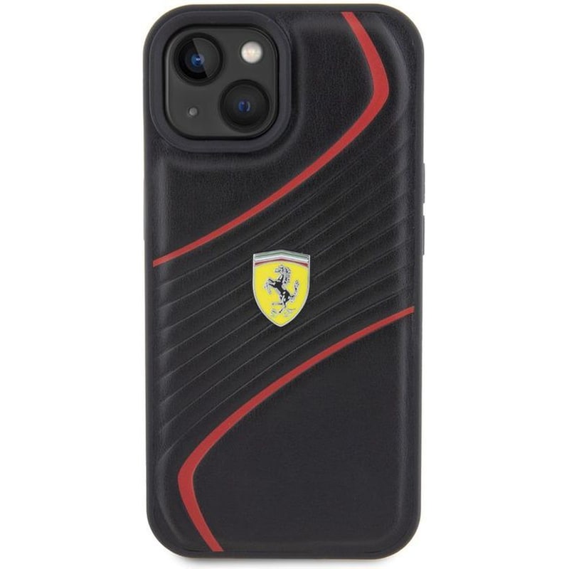 Θήκη Apple iPhone 15 - Ferrari - Μαύρο φωτογραφία