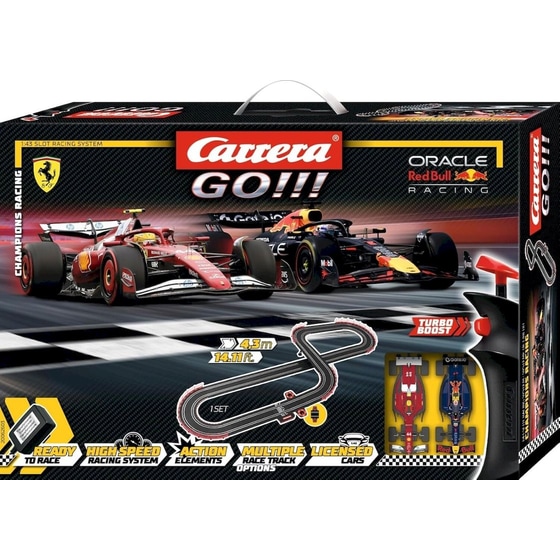 Carrera Πίστα για Αυτοκινητάκια Carrera GO!!! Ferrari & Rebull Formula 1 - Champion's Racing Set image 0