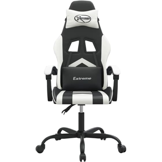 Καρέκλα Gaming VIDAXL Καρέκλα από Τεχνητό Δέρμα - Μαύρο image 1