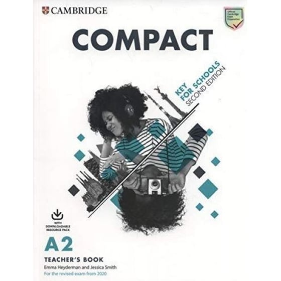 Compact Key for Schools Teacher's Book with Downloadable Class Audio and Teacher's Photocopiable Worksheets (A2) image 0