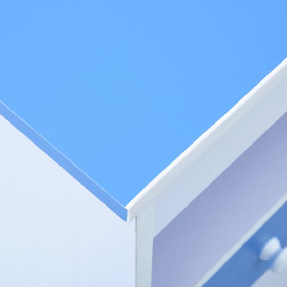 Γραφείο Σχεδίασης VidaXL από Μοριοσανίδα 110x55cm - Λευκό/Γαλάζιο image 9