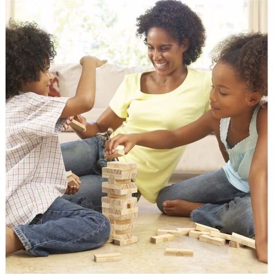 Topple Tower - Ξύλινος Πύργος Ισορροπίας Επιτραπέζιο (EN) (Addo) image 2