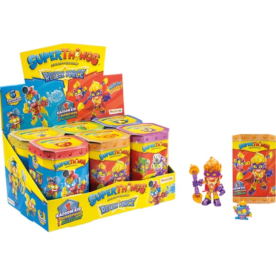 Superthings Μικροπλάσματα Rescue Force Φιγούρα με Kazoom Kid image 0