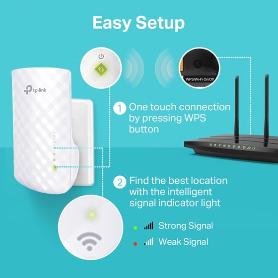 TP-Link RE220 Wi-Fi Extender Wi-Fi 5 Dual Band (2.4 & 5 GHz) image 5