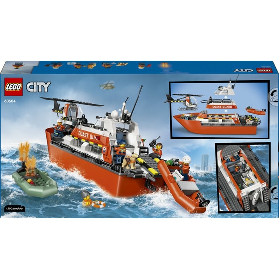 LEGO® City Διασωστικό Σκάφος & Ελικόπτερο Ακτοφυλακής (60504) image 8