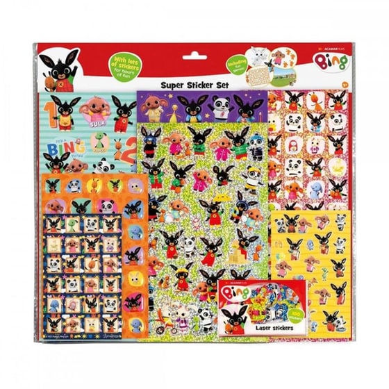 Σετ Αυτοκόλλητα Bambolino Toys Bing Super Sticker image 0