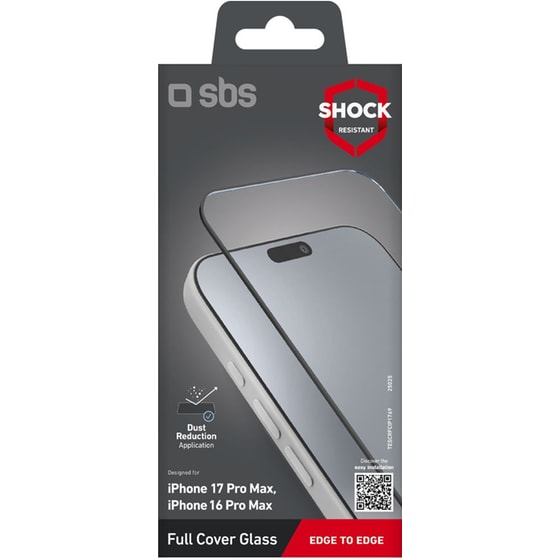 Προστατευτικό οθόνης Apple iPhone 17 Pro Max - SBS Glass Screen Protector image 1