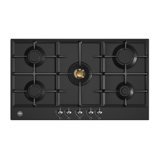 BERTAZZONI P905CHERNE 90 cm Μαύρο Εστία Αερίου Αυτόνομη image 2