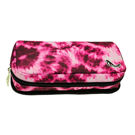 Κασετίνα Οβάλ No Fear με 2 Θήκες Tie Dye Fuchsia & White image 1