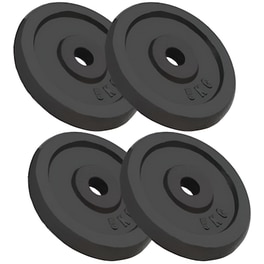 Δίσκοι VidaXL 5 kg για Μπάρα Ø26.5mm (4 Τεμάχια)