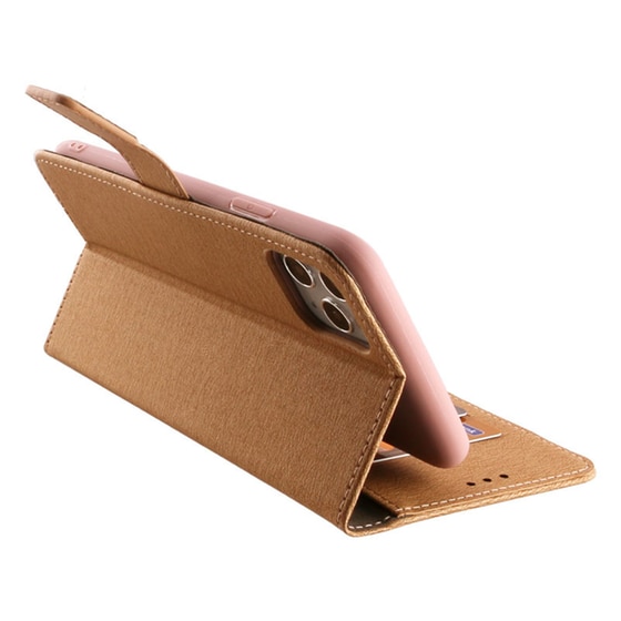 Θήκη Apple iPhone 11 - Volte-tel Allure Magnet Book Stand Clip - Gold image 3
