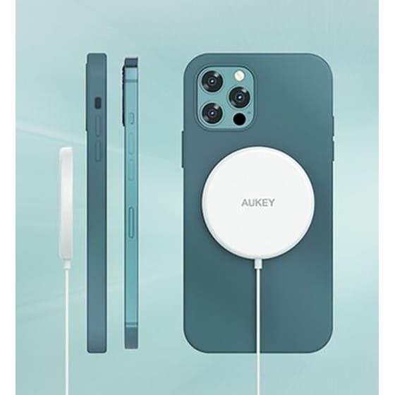 Ασύρματος Φορτιστής Aukey Lc-a1w Aircore Magsafe 15W - White image 1