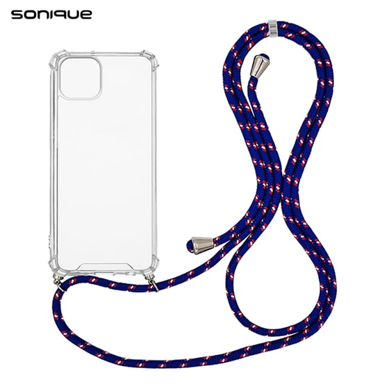 Θήκη Apple iPhone 14 Plus - Sonique Armor Clear - Rainbow Μπλε image 0