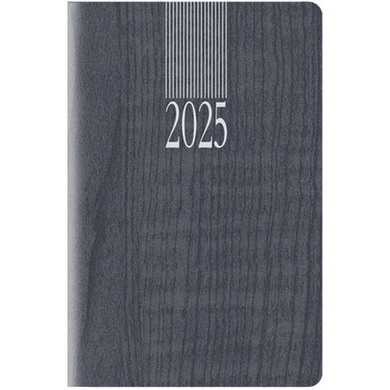 Ημερολόγιο Διήμερο 2025 Θεοφύλακτος 12M 6.5x10 cm Woodline Σκούρο Μπλε image 0