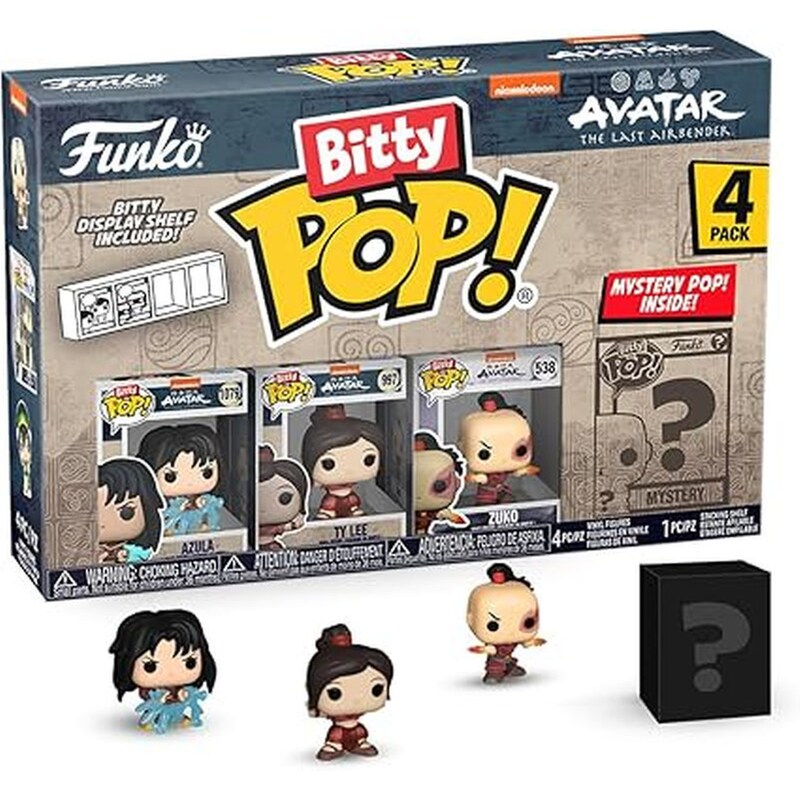 Funko Bitty Pop! - Avatar The Last Airbender - Azula/Ty Lee/Zuko/Mystery 4-pack